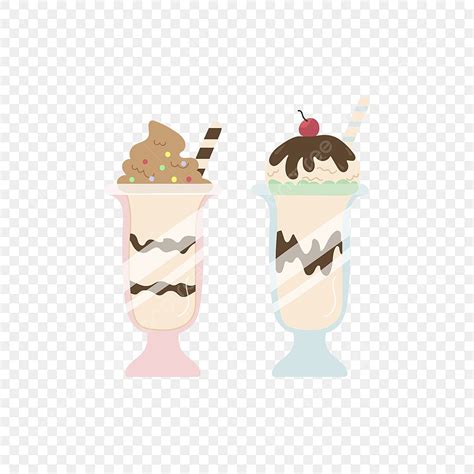 Ice Cream Sundae Vector Art Png Dessert Ice Cream Sundae Dessert