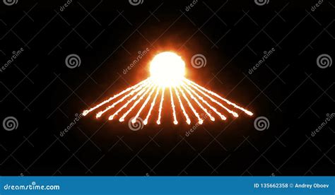 Animated Egyptian Symbol of Aten, God of Sun Stock Footage - Video of ...