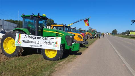 SOS Agro RS Produtores Se Manifestam Em Mais De 100 Cidades No RS