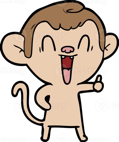 Cartoon Laughing Monkey 40218059 Png