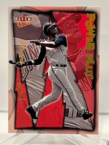 2001 Fleer Ultra Baseball Ken Griffey Jr 8pp Power Plus Insert