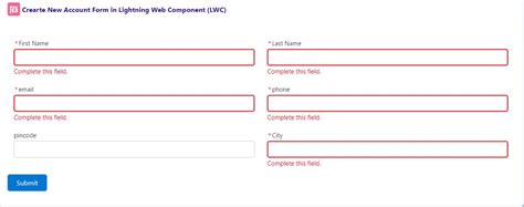 Custom Inputfield Validation In Lwc Uniquesymbol