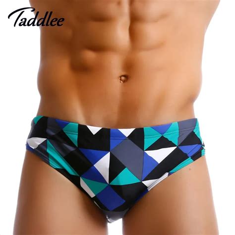 Taddlee Brand Brazilian Classi Cut Mens Swimwear Sexy Swimsuits Swim