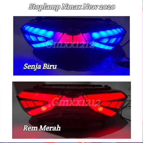 Jual Stoplamp Nmax Lampu Belakang Led 3 In 1 Modifikasi Yamaha Nmax All New 2020 2021 2022