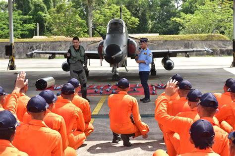 Danlanud Roesmin Nurjadin Terima Kunjungan Cwp Taruna Dan Taruni Aau