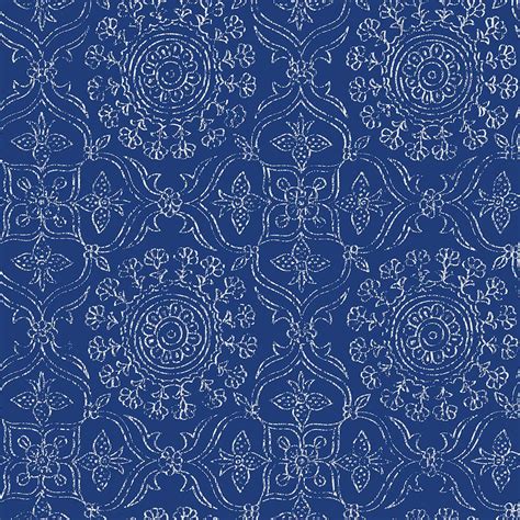 Nuwallpaper Blue Byzantine Peel And Stick Wallpaper Nu1816 The Home Depot