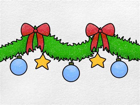 Draw Christmas Decorations Helloartsy