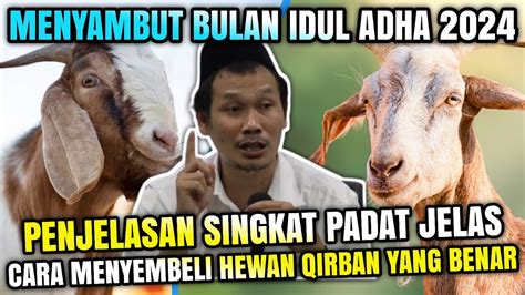 CARA MENYEMBELIH HEWAN QURBAN YANG BENAR GUS BAHA TERBARU YouTube