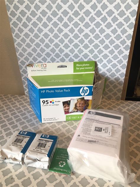 HP Photo Value Pack Custom 95 Series TWO Tri Color Ink Cartridges EXP