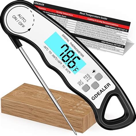 Amazon Gdealer Meat Thermometer Digital Instant Read Thermometer