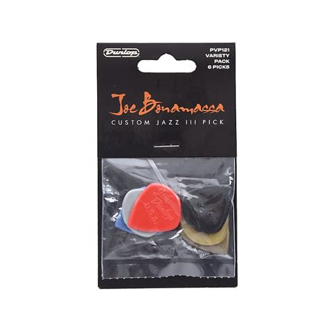 Dunlop Joe Bonamassa Custom Jazz III 1 38mm Pick Variety Pack Reverb