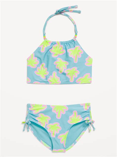 Old Navy Printed Beaded Halter Bikini Swim Set For Girls Mall Of America