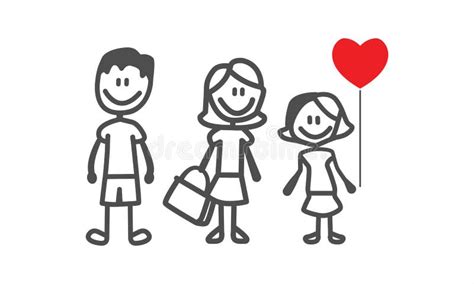 Happy Family Vector Flat Design Stock Vector - Illustration of design ...