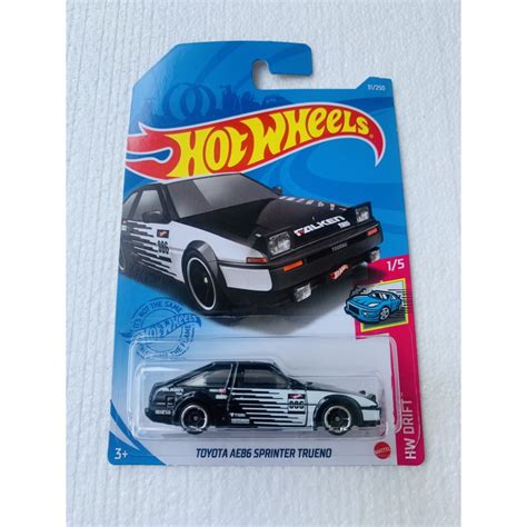豐田 HOT WHEELS HOTWHEELS 風火輪 TOYOTA AE SPRINTER TRUENO BLAC 蝦皮購物