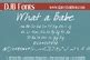 DJB What A Babe Font Personal Use By Darcy Baldwin Fonts TpT