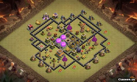 Town Hall 8 Th8 Wartrophy Base 522 With Link 9 2022 Farming