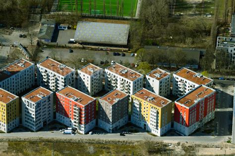 Luftbild Berlin Wohngebiet Der Mehrfamilienhaussiedlung In Berlin