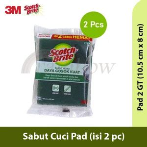 Promo Scotch Brite 3M Sabut Cuci Piring Sabut Hijau ID 10 ID Pad 2GT