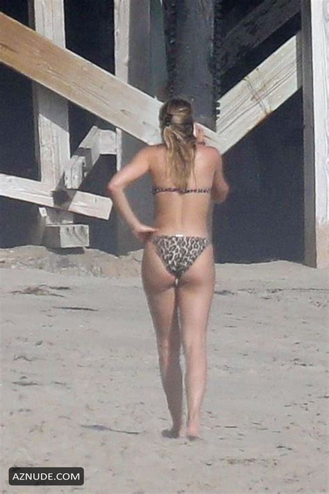 Sofia Richie Wears A Leopard Print Bikini While Tanning Her Fit Figure With Bf Scott Disick And