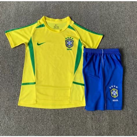 16 28 2002 Brazil Home High Quality Football Sports And Leisure