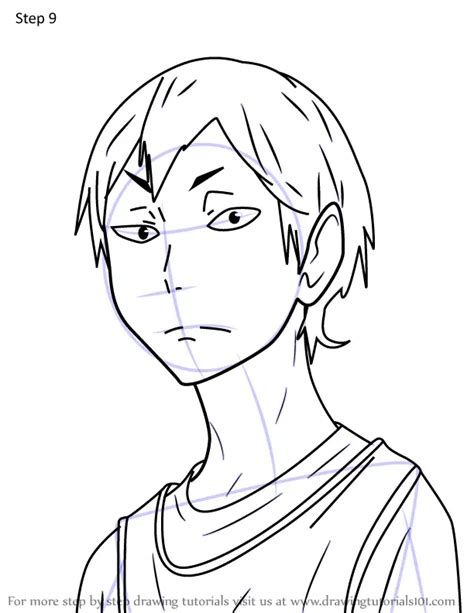 How To Draw Akinori Konoha From Haikyuu Haikyuu Step By Step