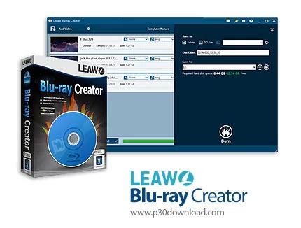 Leawo Blu ray Creator v11 0 0 نرم افزار رایت فیلم بر روی دیسک های بلور