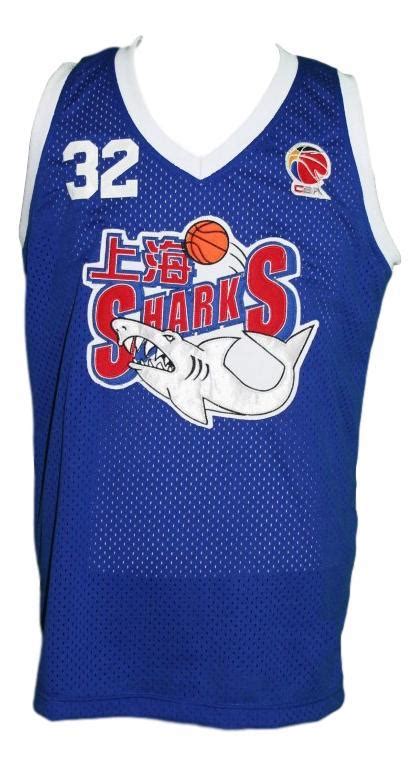 Jimmer Fredette #32 Shanghai Sharks Basketball Jersey New Sewn Blue Any ...