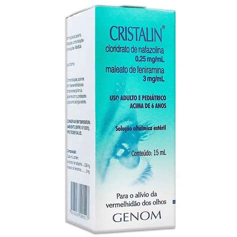 Comprar Cristalin Col Rio Para Os Olhos Ml Drogaria Net