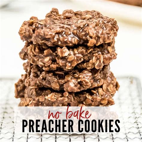 Recipe For No Bake Preacher Cookies Bryont Blog