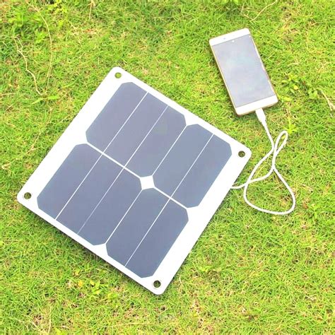 New 10w 5v 2a High Efficiency Sunpower Solar Panel Charger Portable Solar Cell Charger 275270mm