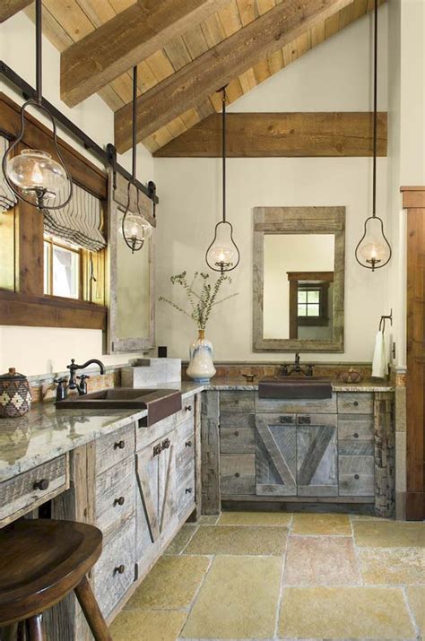 Rustic Farmhouse Style Kitchen Cabinets - Anipinan Kitchen