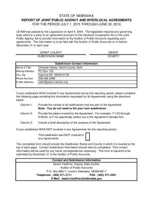 Fillable Online Auditors Nebraska Fillable Online Notice Of Disposition