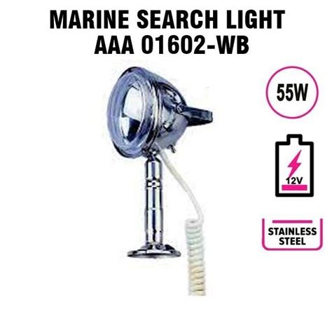 Jual Search Light 01602 Wb Lampu Sorot Kapal Halogen Stainless Lightn33 Diminati Banget