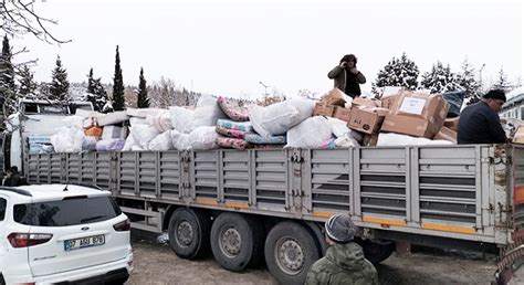 Yardım TIR ları dualarla uğurlandı