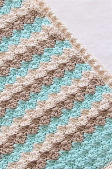 Crochet Baby Blanket Shell Stitch