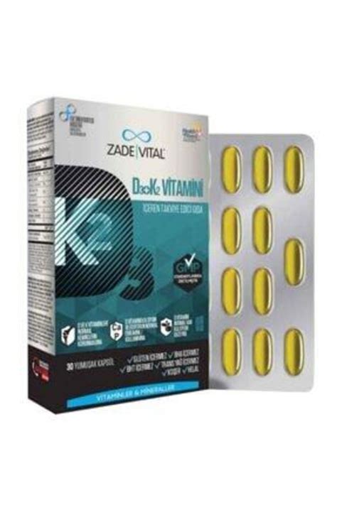 Zade Vital D3k2 Vitamini 30 Kapsül Yumuşak Blister Kullanıcı Yorumları