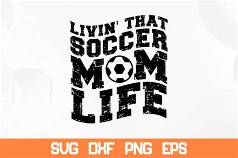 Livin That Soccer Mom Life Retro Svg Graphic By Sadiqul Creative