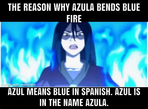 I Found Out Why Azulas Fire Is Blue R Thelastairbender