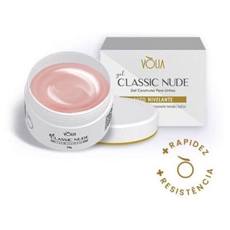 GEL VOLIA NUDE CLASSIC NUDE VOLIA G ALONGAMENTO UNHA Shopee Brasil