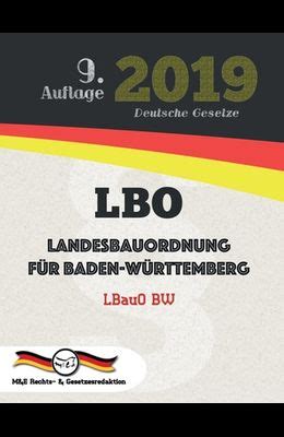 9783947201853 LBO Landesbauordnung für Baden Württemberg By