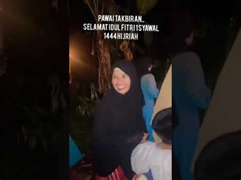 Pawai Obor Malam Takbiran Syawal Hijiriyah Minal Aidin