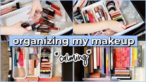 Organize My Makeup Collection With Me We Have Drawers Youtube