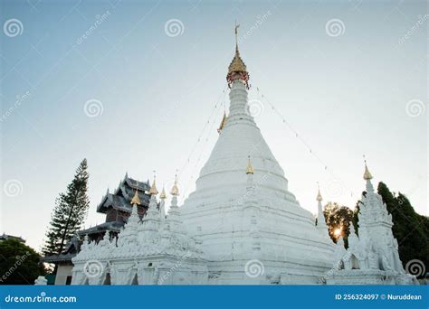 Wat Phra That Doi Kong Mu Temple At Mae Hong Son Northern Of Thailand