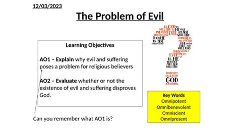 The Problem Of Evil Teaching Resources