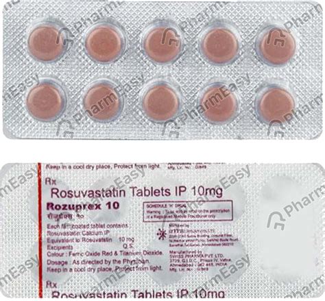 Rozavel 10 Mg Tablet 10 Uses Side Effects Price And Dosage Pharmeasy