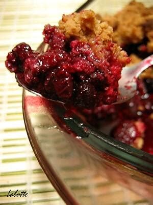 Recette De Crumble Aux Fruits Rouges Et Aux Amaretti