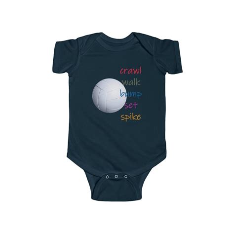 Volleyball Onesie Baby Shower T Volleyball Infant Etsy