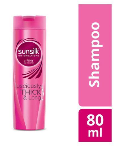 Sunsilk Shampoo Pink Lusciously Thick And Long 80 Ml Bajarhaat