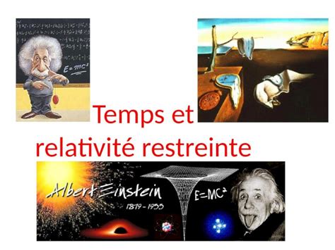 PPT Temps et relativité restreinte I Naissance dune nouvelle