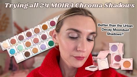 MOIRA CHROMA LIGHT EYESHADOWS In Depth Review Eye Swatches Urban